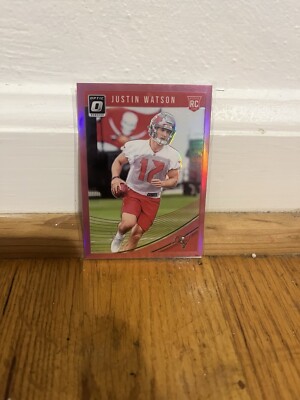 2018 Donruss Optic - Rookies Pink #112 Justin Watson (RC)