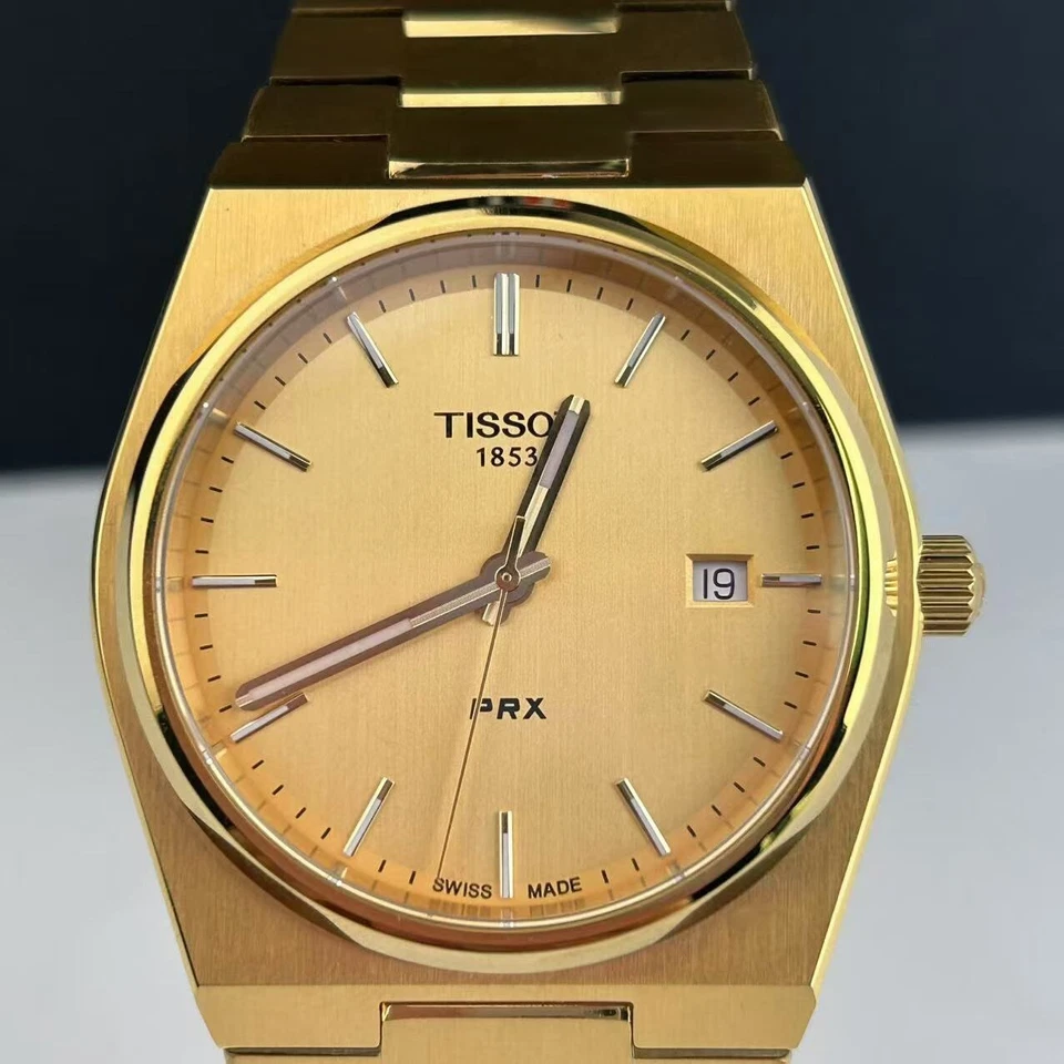 Tissot PRX Champagne Men's Quartz Watch Stainless steel 40mm T137.410.33.021.00 - Image 4 of 4