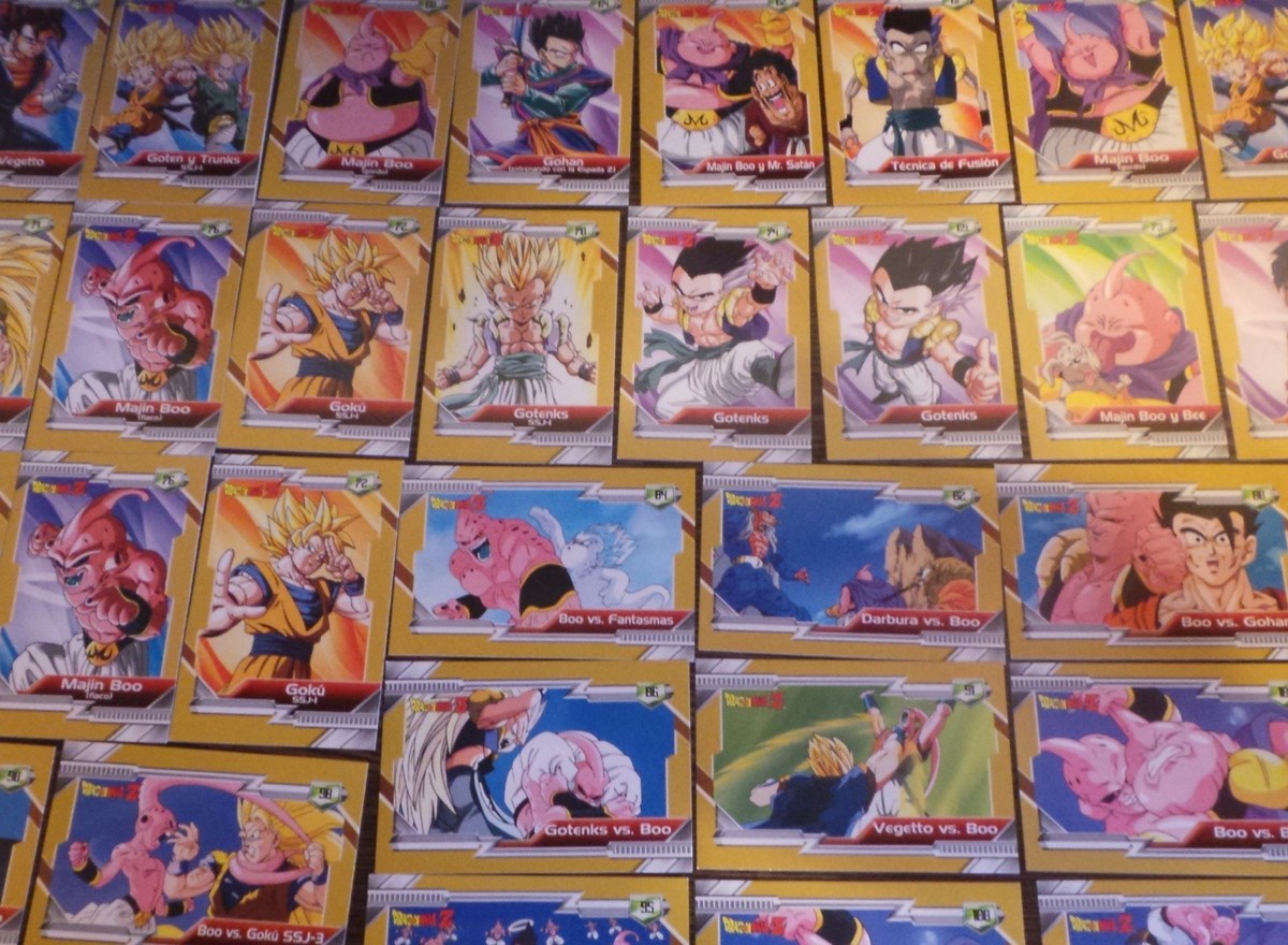 DRAGON BALL Z GOLD 40 COLLECTIBLE TRADING CARDS SERIE GOLD 2 BY