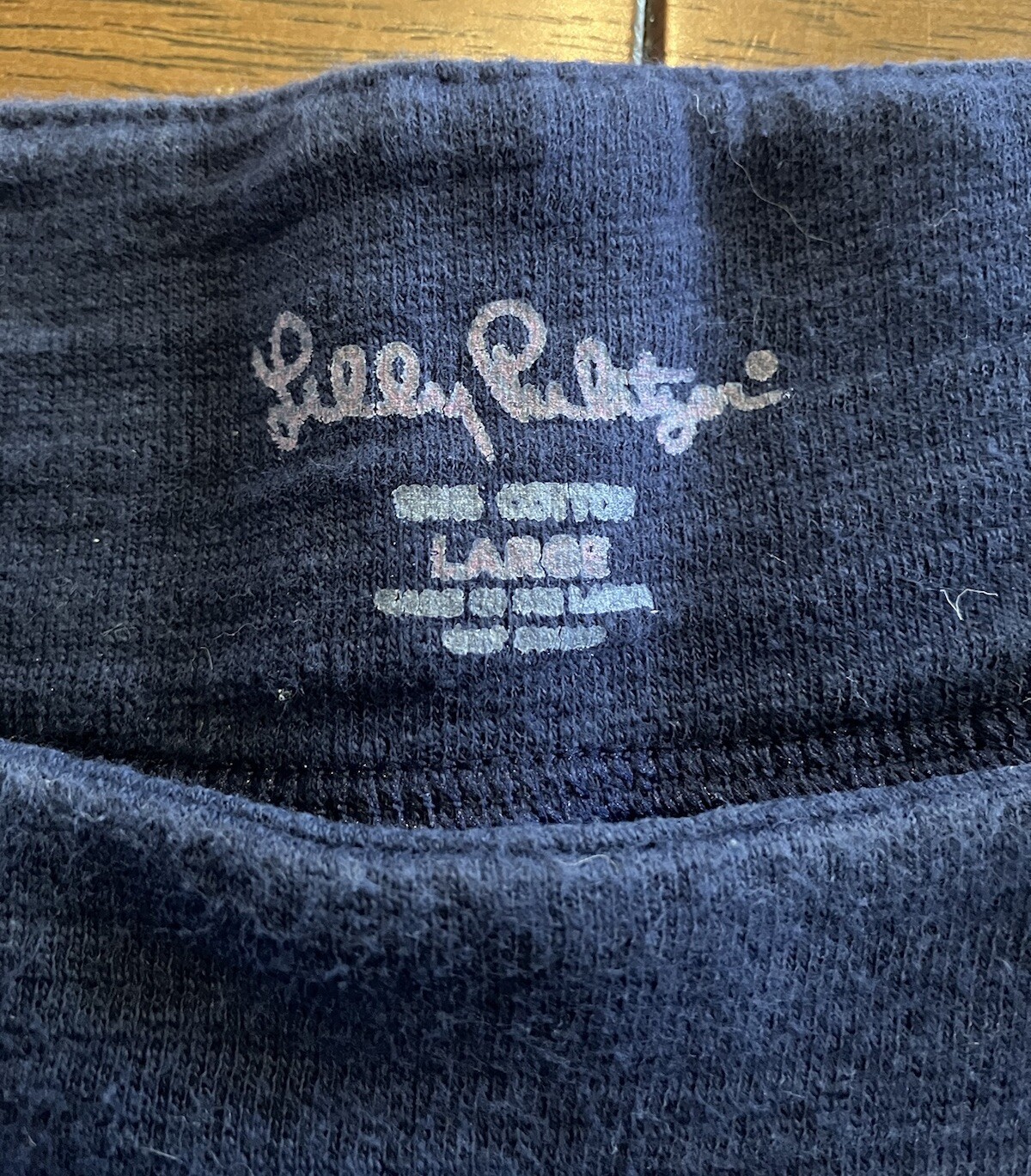 Lilly Pulitzer Large Solid Navy Sweater Dress Gol… - image 6