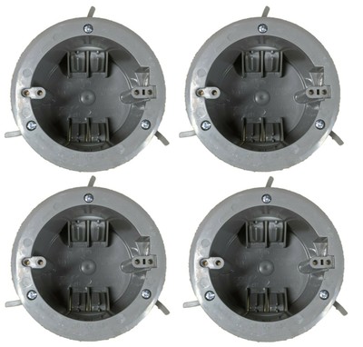 1 Gang 18 Cu In Round Old Work Electrical Ceiling Box | Shelly Lighting