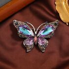 Brooch Pin Jewelry Multi-Color Crystal Rhinestone Butterfly