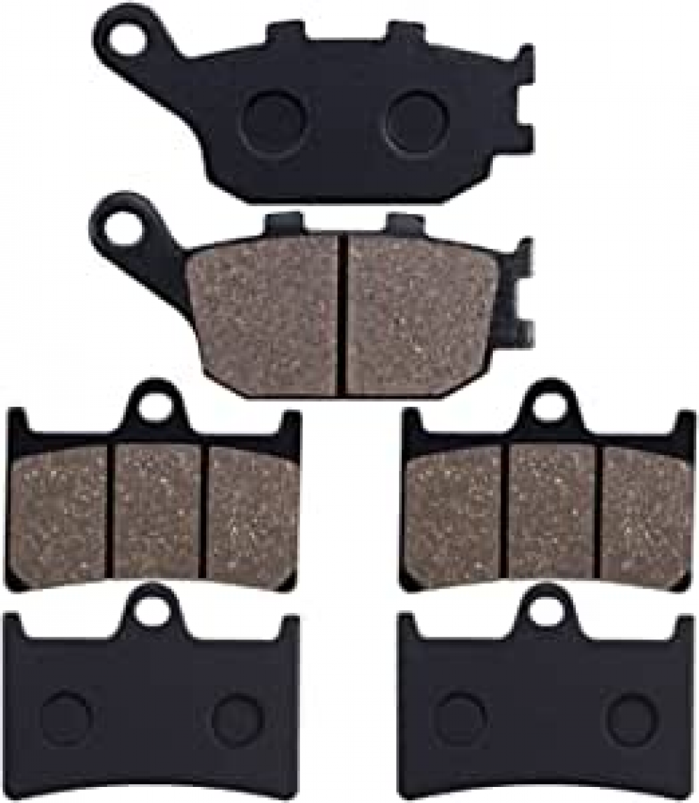 3 Pairs Front Rear Brake Pads For Yamaha FZ6 YZF R6 FZ8 FZS1000 FZ1