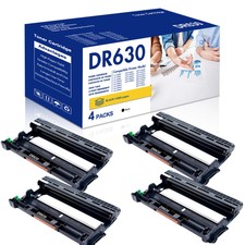 4 Pack DR630 Drum Compatible With Brother HL-L2380DW MFC-L2700DW DCP-L2540DW