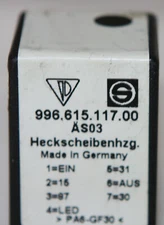 FACTORY ORIGINAL PORSCHE BOXSTER Rear Glass Heat Relay 996 615 117 .00
