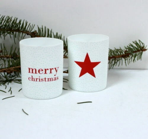 Photophores en porcelaine pour la maison