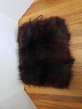 Vintage Fur Muff - Unknown Fur - Brown Fur