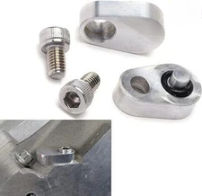  Rear Coolant Crossover Block Off Plug Steam Port Head Tube For GM LS Corvette