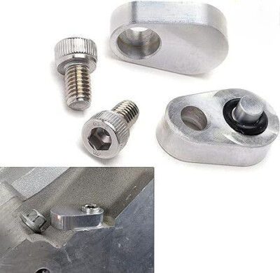  Rear Coolant Crossover Block Off Plug Steam Port Head Tube For GM LS Corvette