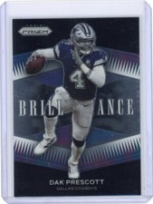 2021 PRIZM DAK PRESCOTT BRILLIANCE #B4 COWBOYS AS SHOWN FLAT $1 SHIPPING