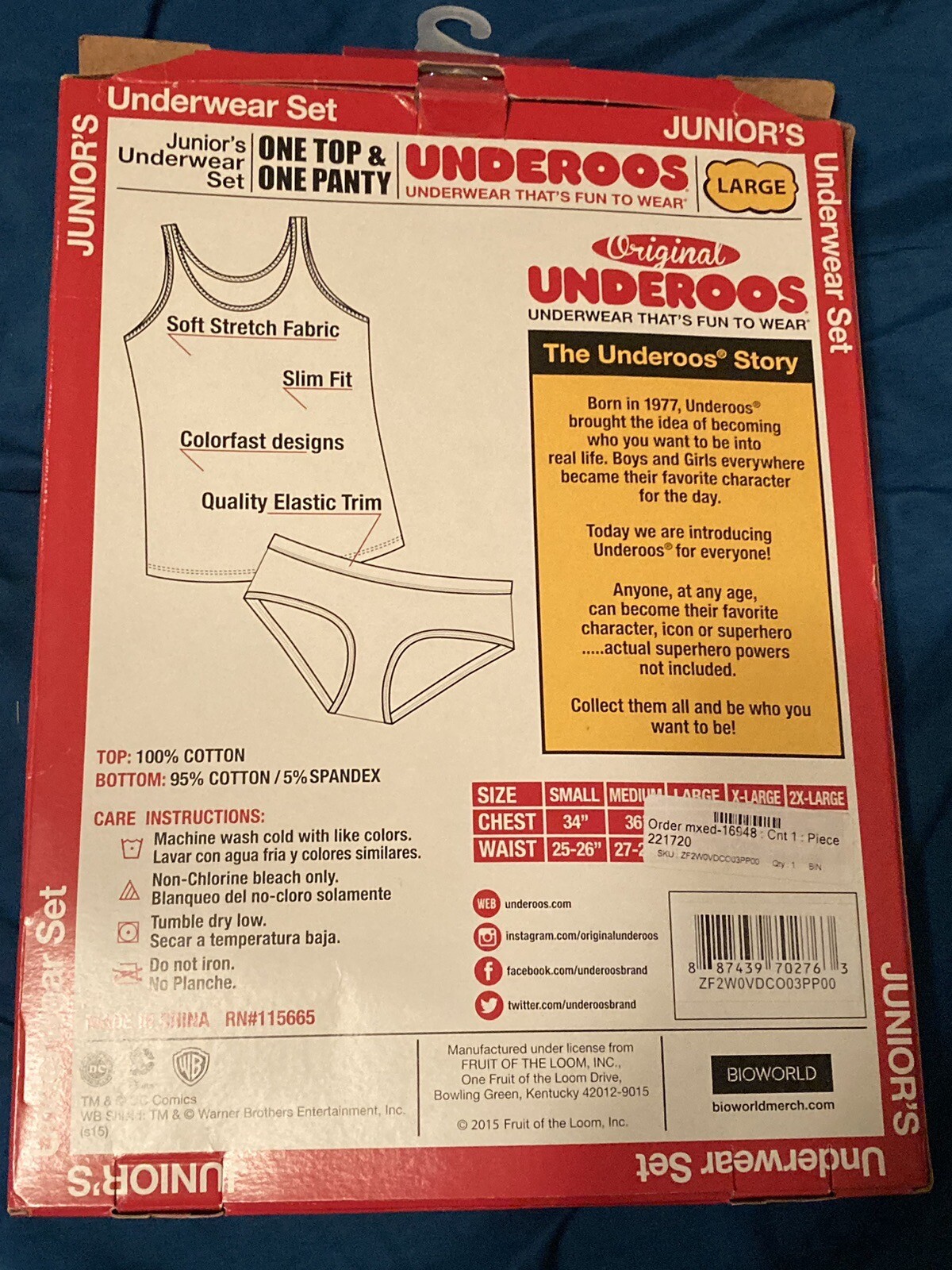 Batgirl Underoos & Sleep Set | eBay