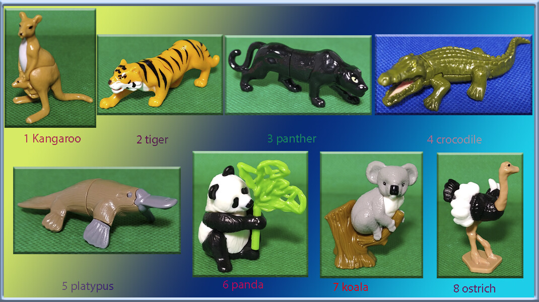 KINDER SURPRISE NATOONS Animals of world 2013 Orange tiger #658 | eBay