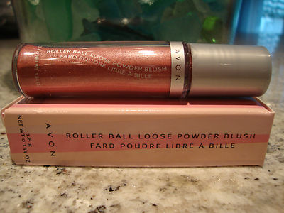 AVON Roller Ball Loose Powder Blush Lot of (2) PINKY New in Box
