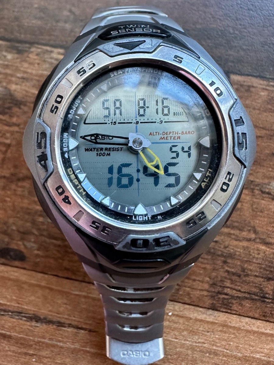 Casio Sea Pathfinder SPF-60DModule2782 Alti Depthmeter and