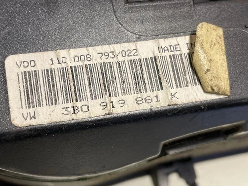 VW PASSAT B7 ALLTRACK 365 Kombiinstrument 3B0919861K 1.90 Diesel 1999 33212201