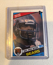 Topps 1984 Topps Walter Payton #228 Chicago Bears NFL Football Trading Card