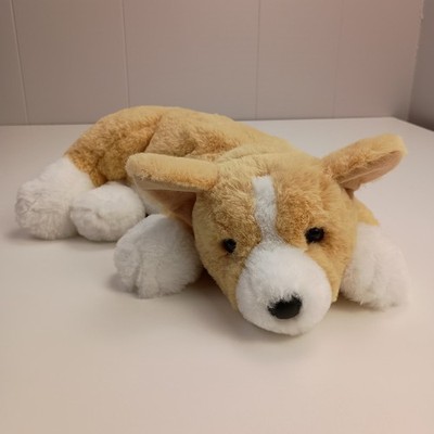 Douglas Rudy Corgi 1645 Cuddle Toy Dog Plush Stuffed Animal Soft Laying Down NWT