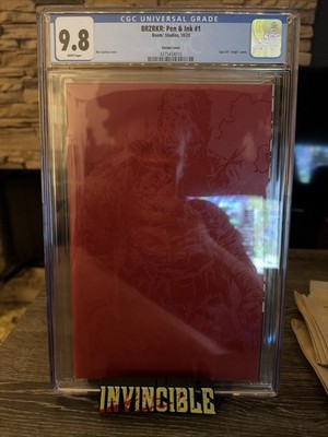 BRZRKR 1 Pen and Ink Ron Garney Cover CGC 9.8 