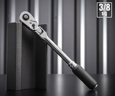 Koken Z-EAL 3/8 Flexible Long Ratchet Handle 2726ZB-3/8-L160 G72 Push release