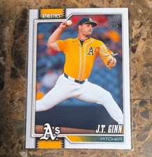 Topps 2026 Series 1 JT Ginn Oakland Athletics #153 MLB Base Set Card