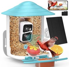 birdsnap TUC Bird Feeder with Camera 2K HD Live with 32GB Card Auto Detect