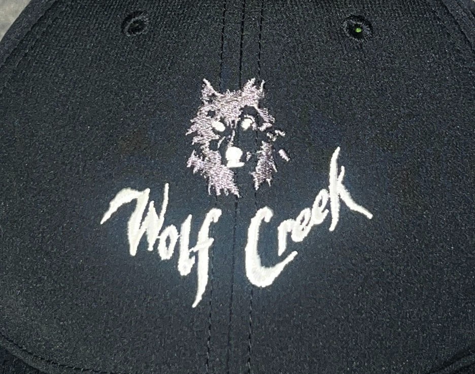 NIKE GOLF TECH HAT + Wolf Run Golf Club Reno Nevada Black Adjustable O/S Hat image 2
