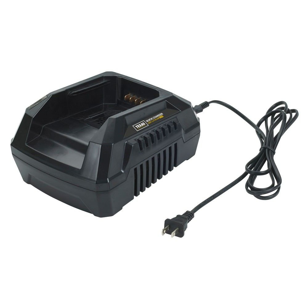 Chargeur rapide pour batterie lithium 40V Texas pour jardinier
