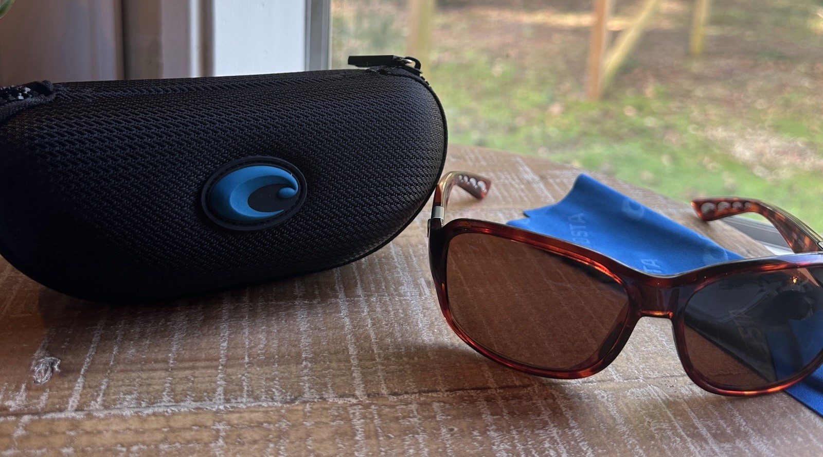 Costa Inlet Lightweight Tortoise Shell Rectangle … - image 1