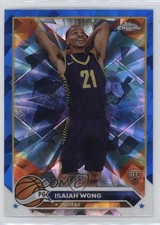2023-24 Topps Chrome Sapphire Edition Isaiah Wong #80 fm0