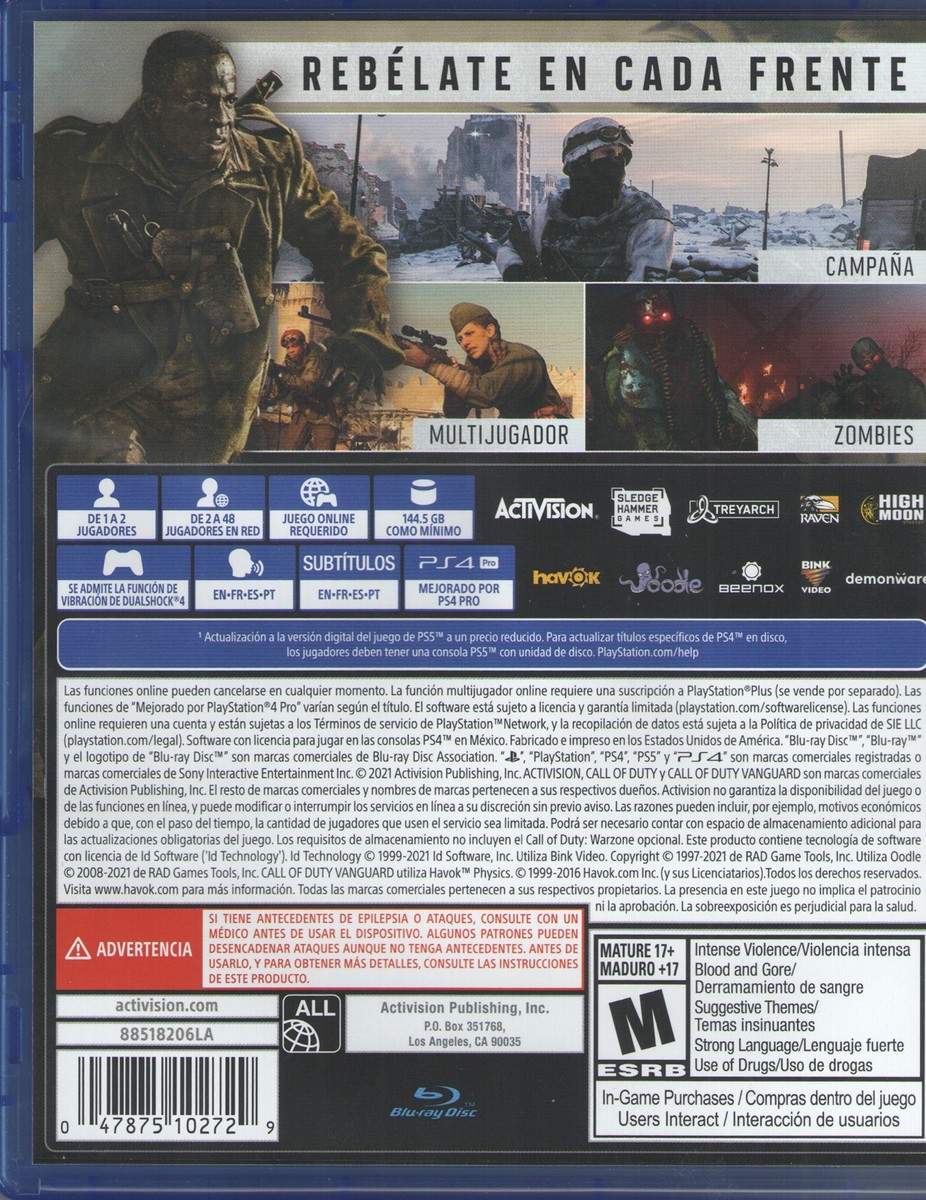 Call of Duty Vanguard for PlayStation 4™ | eBay