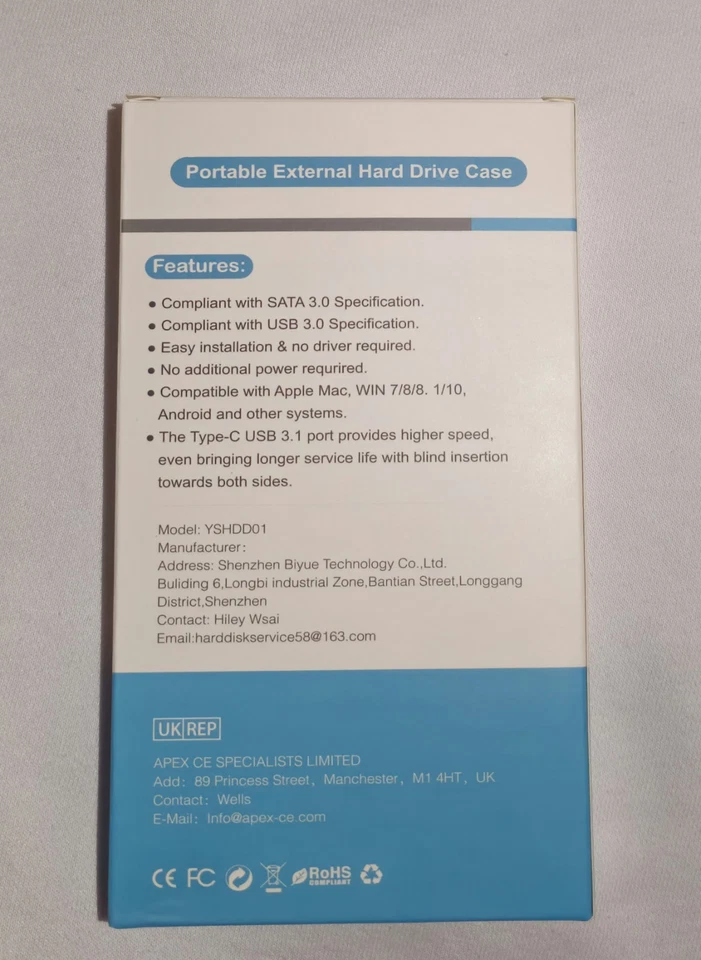 2TB Portable External Hard Drive Genuine - Image 4 of 4