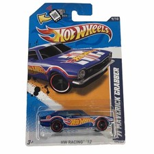 Hot Wheels HW Racing '12 '71 Blue Maverick Grabber Diecast