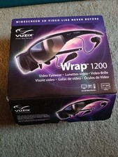 Vuzix Wrap 1200 Widescreen 3d Video Glasses 75" 16:9