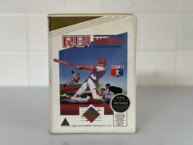 RBI Baseball Nintendo NES HES Piggy Back Cart Variant AUS Complete w Manual