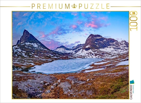 Puzzle Calvendo Le Lac De Montagne Bispevatnet Au Pied De La Bispen | 1000 PièCe-image