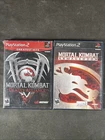(2) MORTAL KOMBAT PS2 ARMAGEDDON DEADLY ALLIANCE COMPLETE TESTED MANUAL