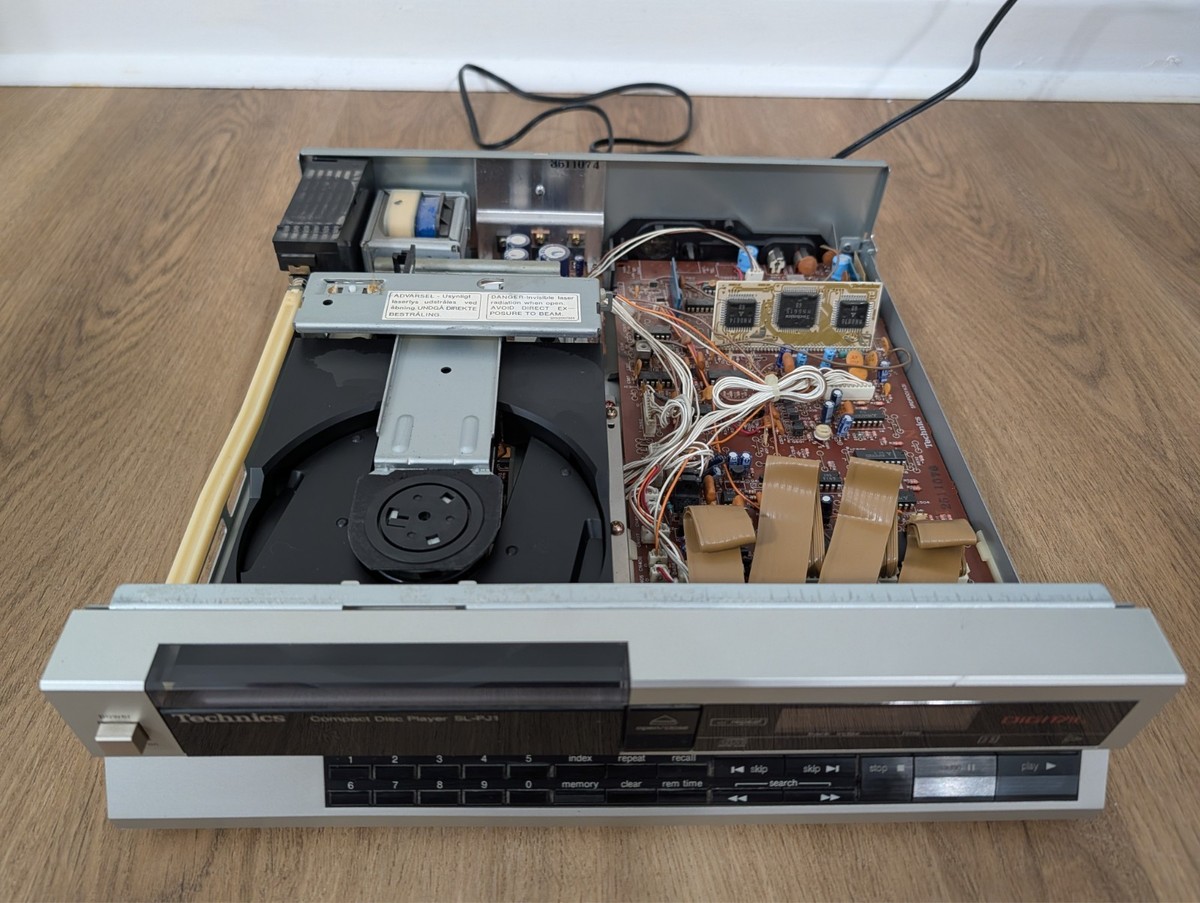 Technics SL-PJ1 CD Player w/ Manual - Tested; Needs Repair! | eBay