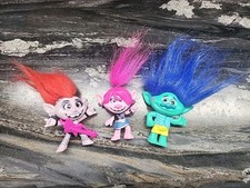 DreamWorks Trolls Action Figure Toys Kids Christmas Gift Party Dolls Anime 3 Pcs