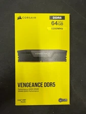 CORSAIR VENGEANCE 64GB (2 x 32GB) (DDR5-5200) C40 DIMM Memory - Black