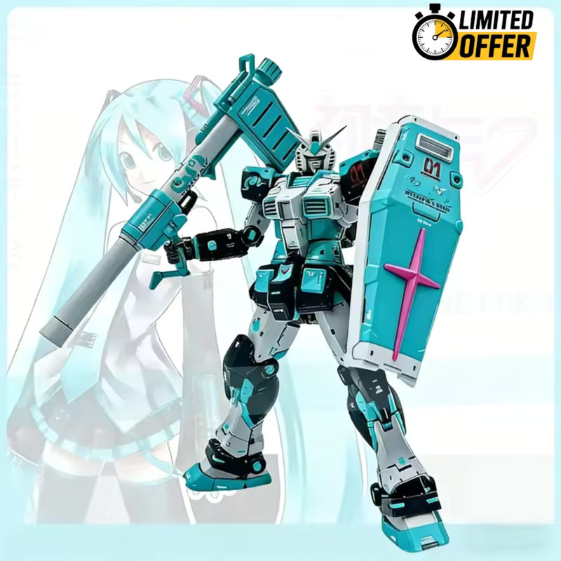RG40B 1/144 RX-78-2 Ver 2.0 Hatsune Miku Color Gunpla Model Kit Toy