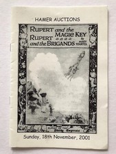 Hamer Auctions Catalogue - Sunday 18 November 2001 - Rupert Bear - Mary Tourtel