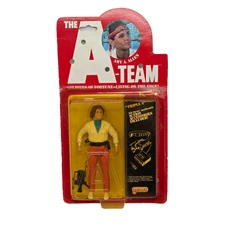 VINTAGE 1983 GALOOB A-TEAM AMY ALLEN GIRL ACTION FIGURE NEW ON CARD - WEAR