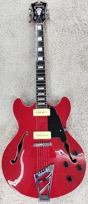 D'Angelico Premier DC Semi Hollow Guitar w/P90s, Stairstep Tailpiece PROTOTYPE