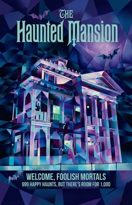 Disney Haunted Mansion Geometric DL Disneyland 12x18 Matte Print Art