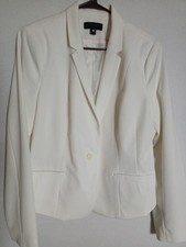 Worthington Womens Ivory Color Blazer Size Xl