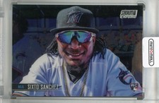 2021 Topps Stadium Club Miami Marlins Sixto Sanchez Base Chrome