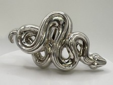 Kieselstein Cord Sterling Silver Snake Buckle VINTAGE 1993