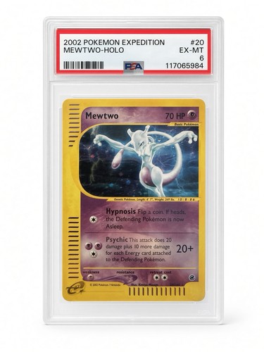 Mewtwo graded PSA 6 for sale on eBay