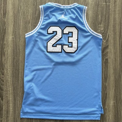 Michael Jordan 23 Mesh Jersey Boys L Light Blue Basketball Nike