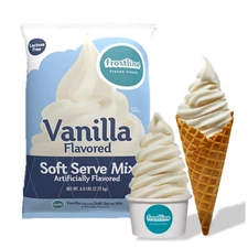 Vanilla Soft Serve Ice Cream Mix, Lactose & Gluten Free - Just Add Water, Dairy,